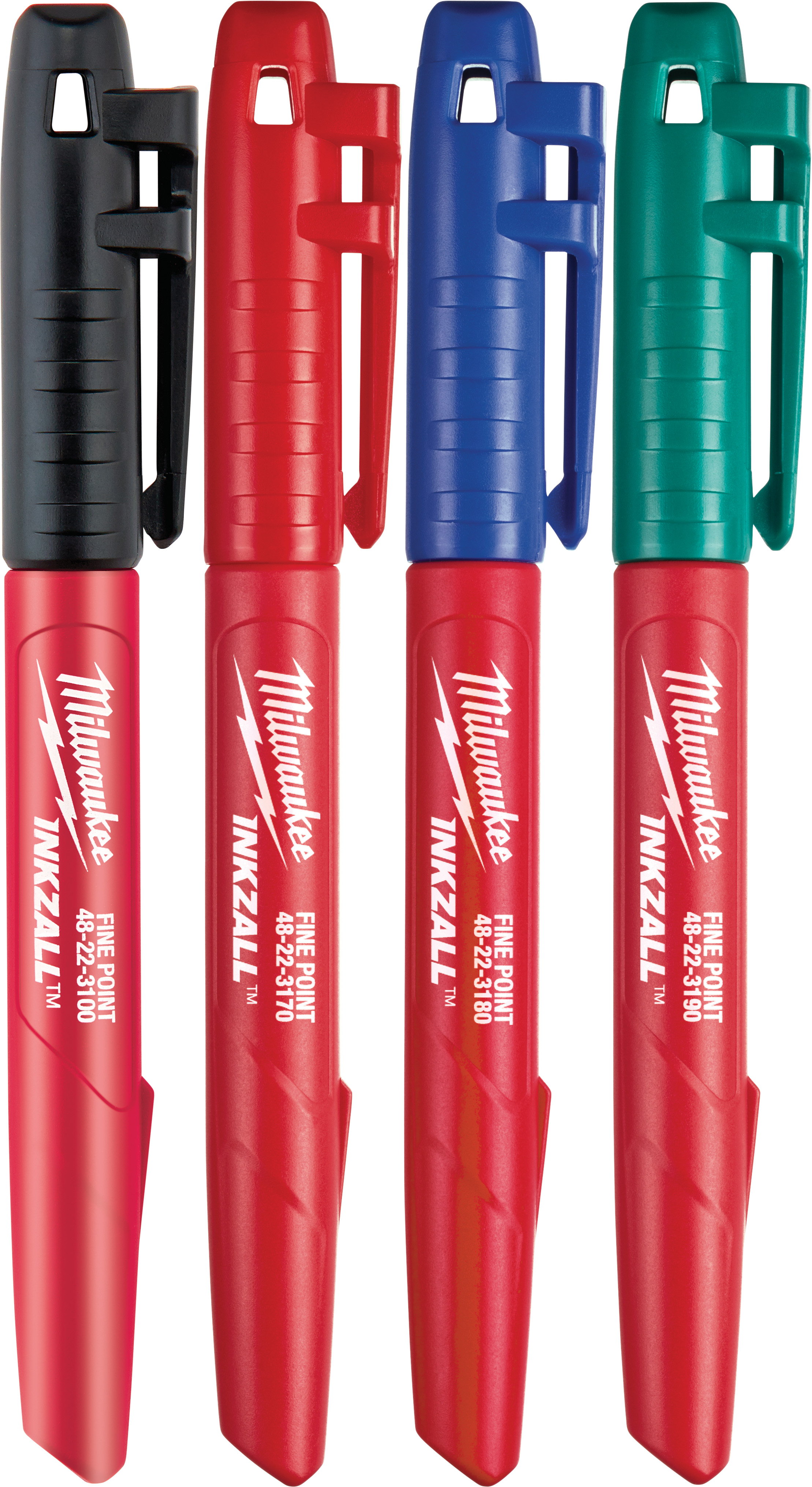 Milwaukee 48-22-3162 12 Pack INKZALL Blue Ultra Fine Point Pens