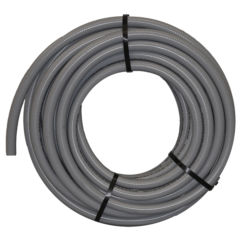 1-1/2 GRAY FLEXIBLE LIQUID TIGHT CONDUIT 50FT