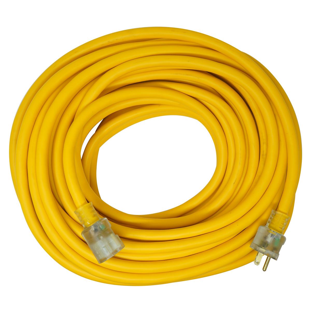 Southwire&reg; Polar/Solar&reg; 1789SW0002 Type SJEOW Insulated All Purpose Extension Cord With Power Indicator Light, 125 V AC, (3) 10 AWG Bare Copper Conductor, 100 ft L