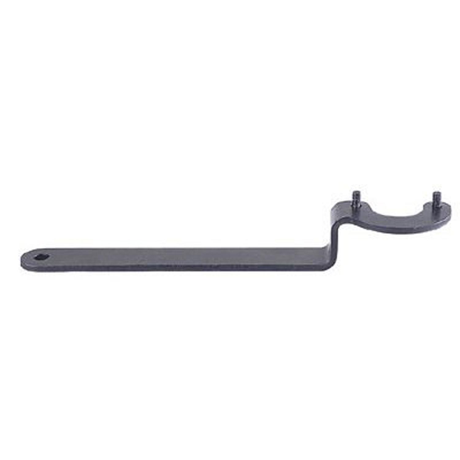 product Proto® JC492B Adjustable Pin Spanner Wrench, 3/4 to 2 in Capacity, 3/16 in Dia Pin, 6-3/8 in OAL, Federal GGG-W-665B, Alloy Steel, Black Oxide