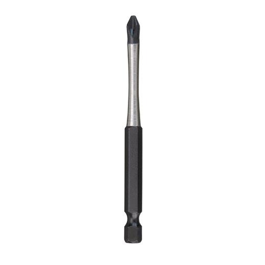 product Milwaukee® SHOCKWAVE™ Impact Duty™ 48-32-4604 25-Piece Impact Insert Bit, #2 Phillips® Point, 1 in OAL, 1/4 in, Proprietary Steel