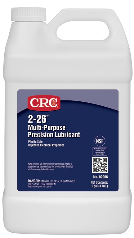 CRC® 02005 2-26® Flammable CPSC Multi-Purpose Thin Non-Drying General Purpose Lubricant, 16 oz Aerosol Can, Liquid Form, Amber, 0.82