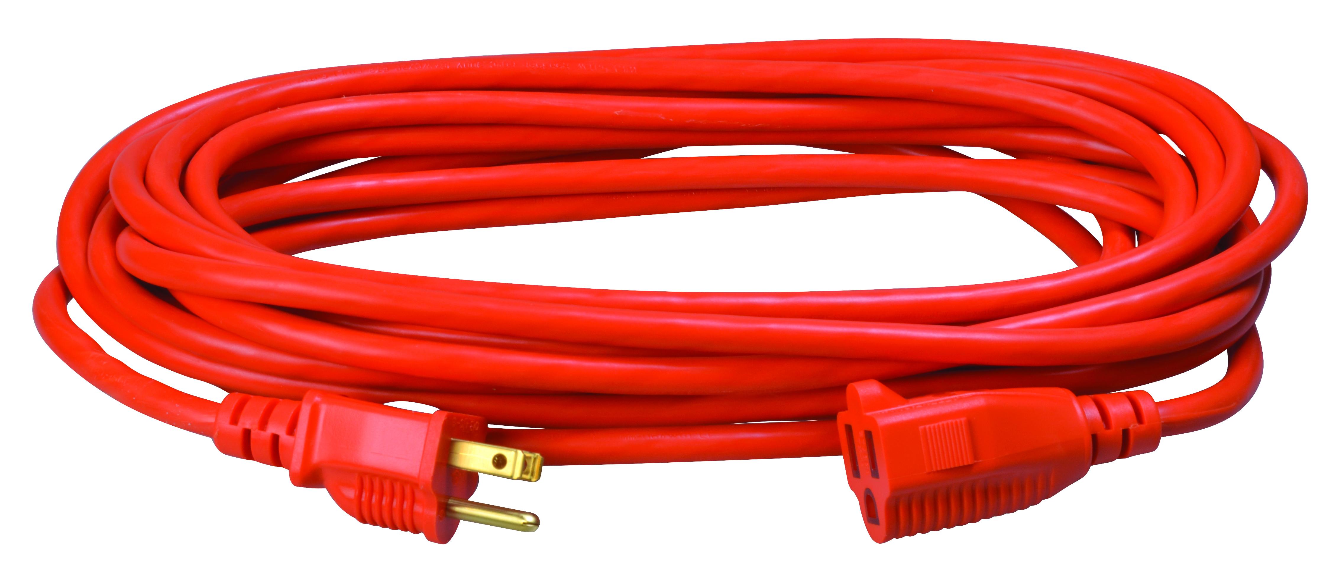 Southwire&reg; 2307SW8803 Type SJTW Extension Cord, 13 A at 125 V AC, 25 ft L Cord, 3 Conductors