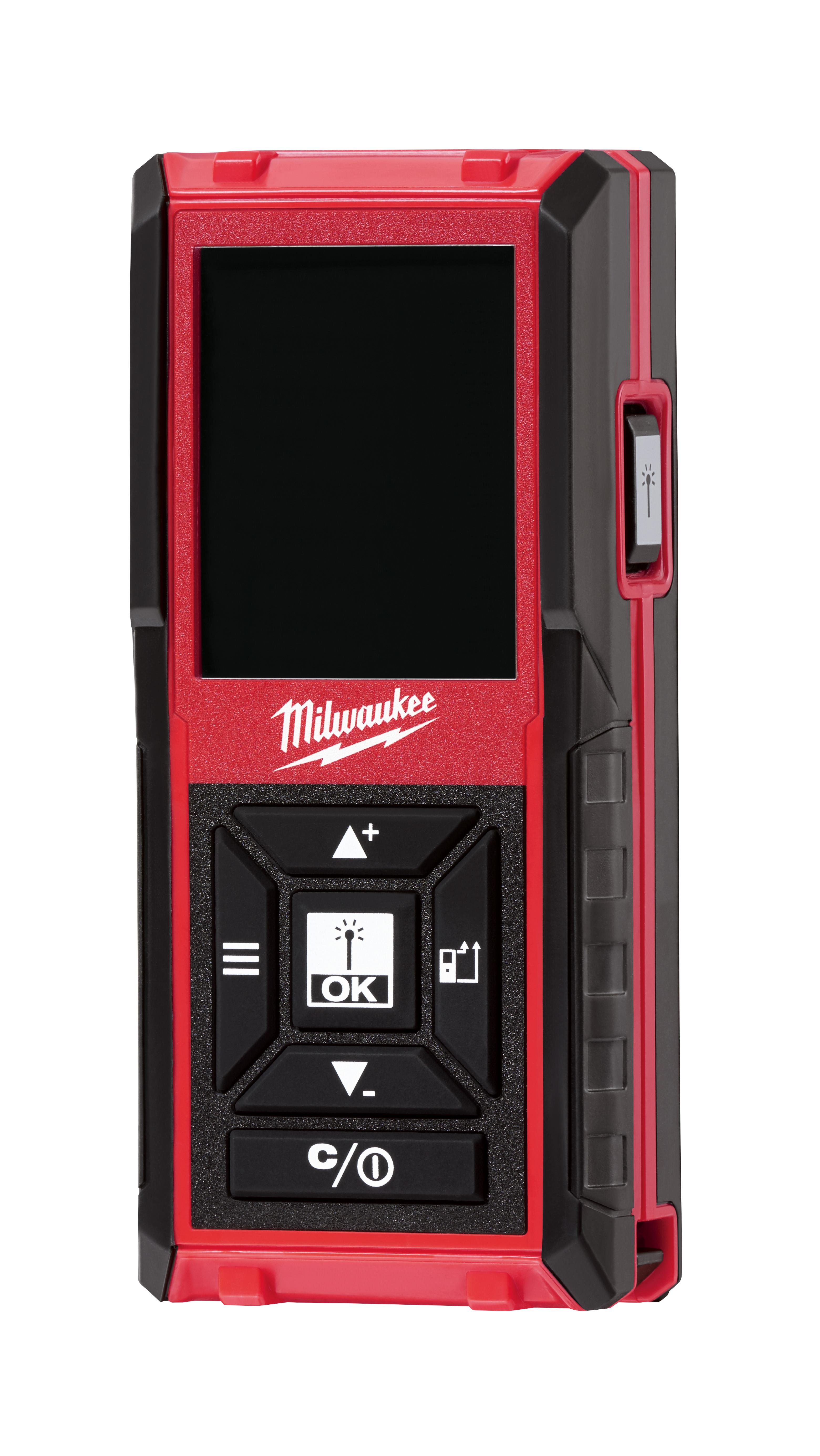 Milwaukee® 48-22-9801 Laser Distance Meter, +/-1/8 in Accuracy, Digital Display