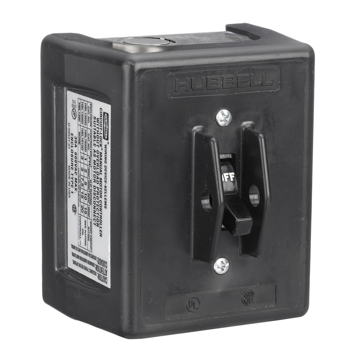 Wiring Device-Kellems HBL1389D