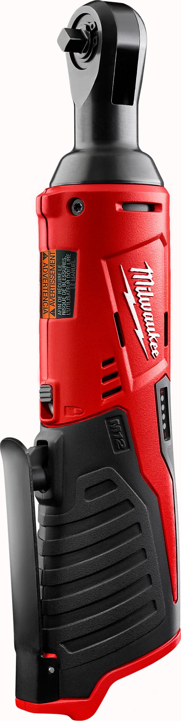 Milwaukee® M12™ FUEL™ 2454-20 Compact Cordless Impact Wrench, 3/8 in Straight Drive, 2650/3500 bpm, 117 ft-lb Torque, 12 VDC, 6-1/2 in OAL