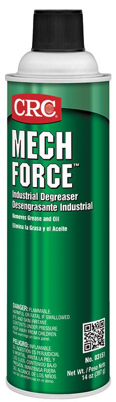 CRC® 03120 Degreaser II Heavy Duty Non-Chlorinated Degreaser, 20 oz Aerosol Can, Slight Hydrocarbon Odor/Scent, Clear/White, Liquid Form