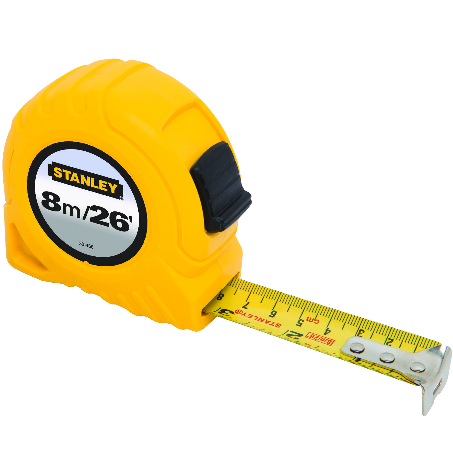 Bahco&reg; MTS-5-25-E Double Sided Measuring Tape, 5 m L x 25 mm W Blade, Stainless Steel Blade, Imperial/Metric Measuring System