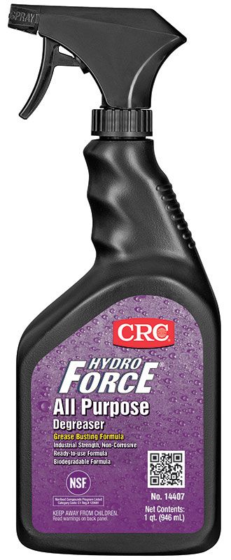 product CRC® 14170 Flammable Heavy Duty Degreaser, 20 oz Aerosol Can, Liquid, Clear/Water White, Citrus