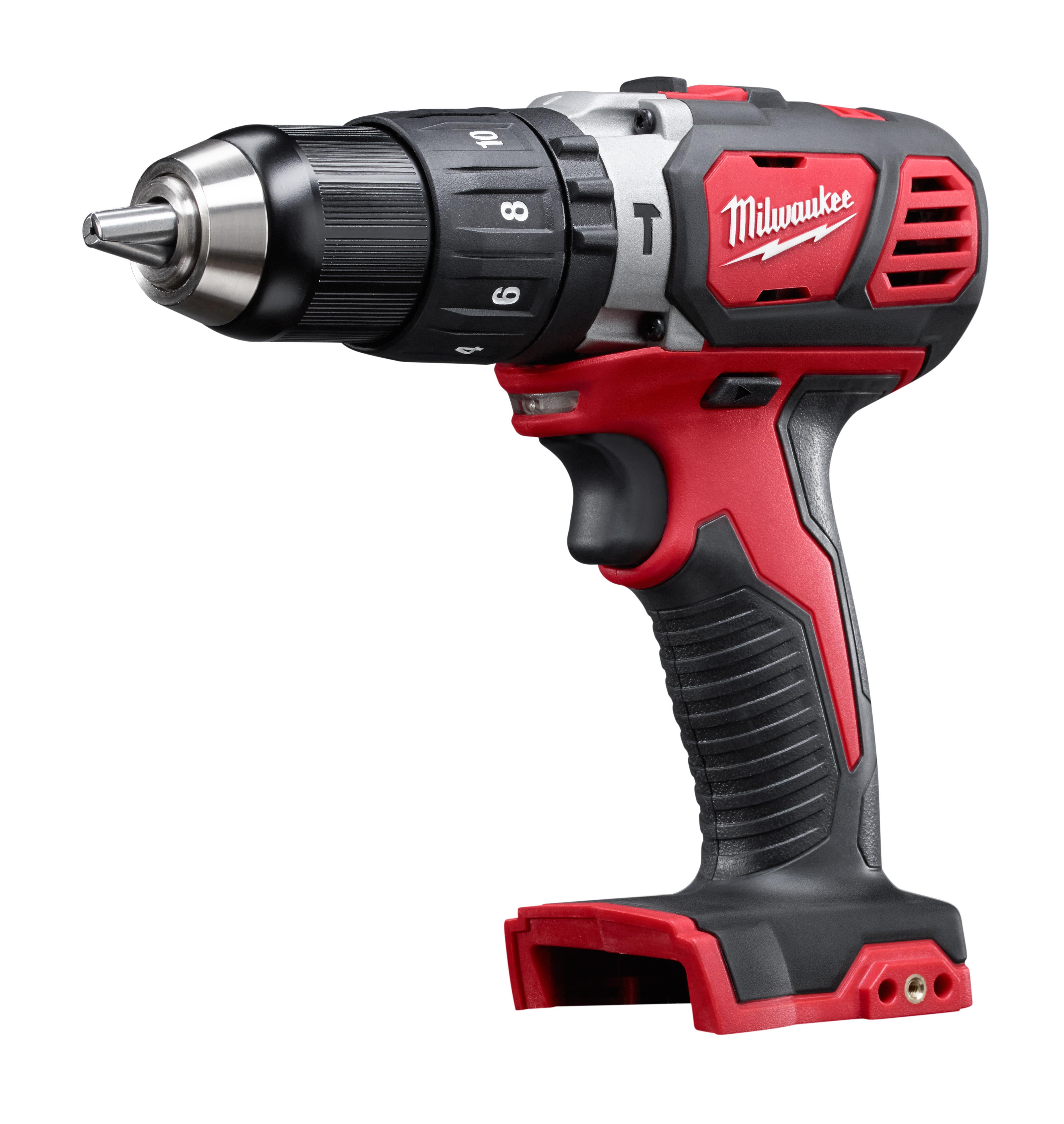 Milwaukee® M18™ 2606-22CT Cordless Drill/Driver Kit, 1/2 in Chuck, 18 VDC, 0 to 400/0 to 1800 rpm No-Load, 7-1/4 in OAL, Lithium-Ion Battery