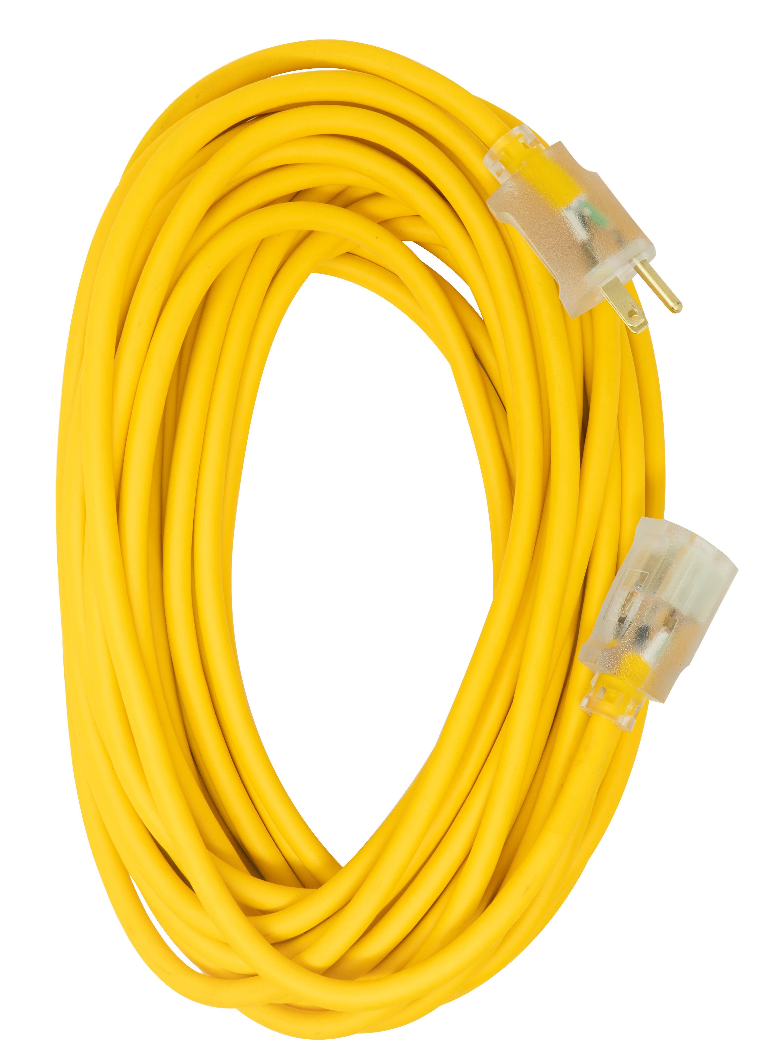 Southwire&reg; Polar/Solar&reg; 1687SW0002 Type SJEOW Extension Cord, 125 V AC, (3) 12 AWG Copper Conductor, 25 ft L