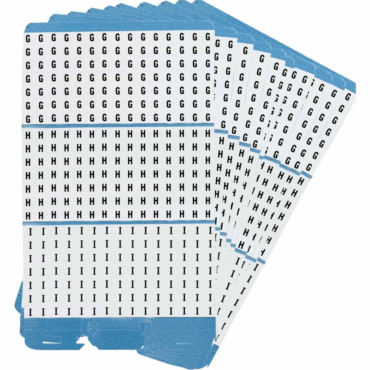 Brady® Porta-Pack® PWC-PK-36 Write-On Wire Marker Book, 3 in, 6 in L x 1 in W, Clear/White, B-292 Vinyl