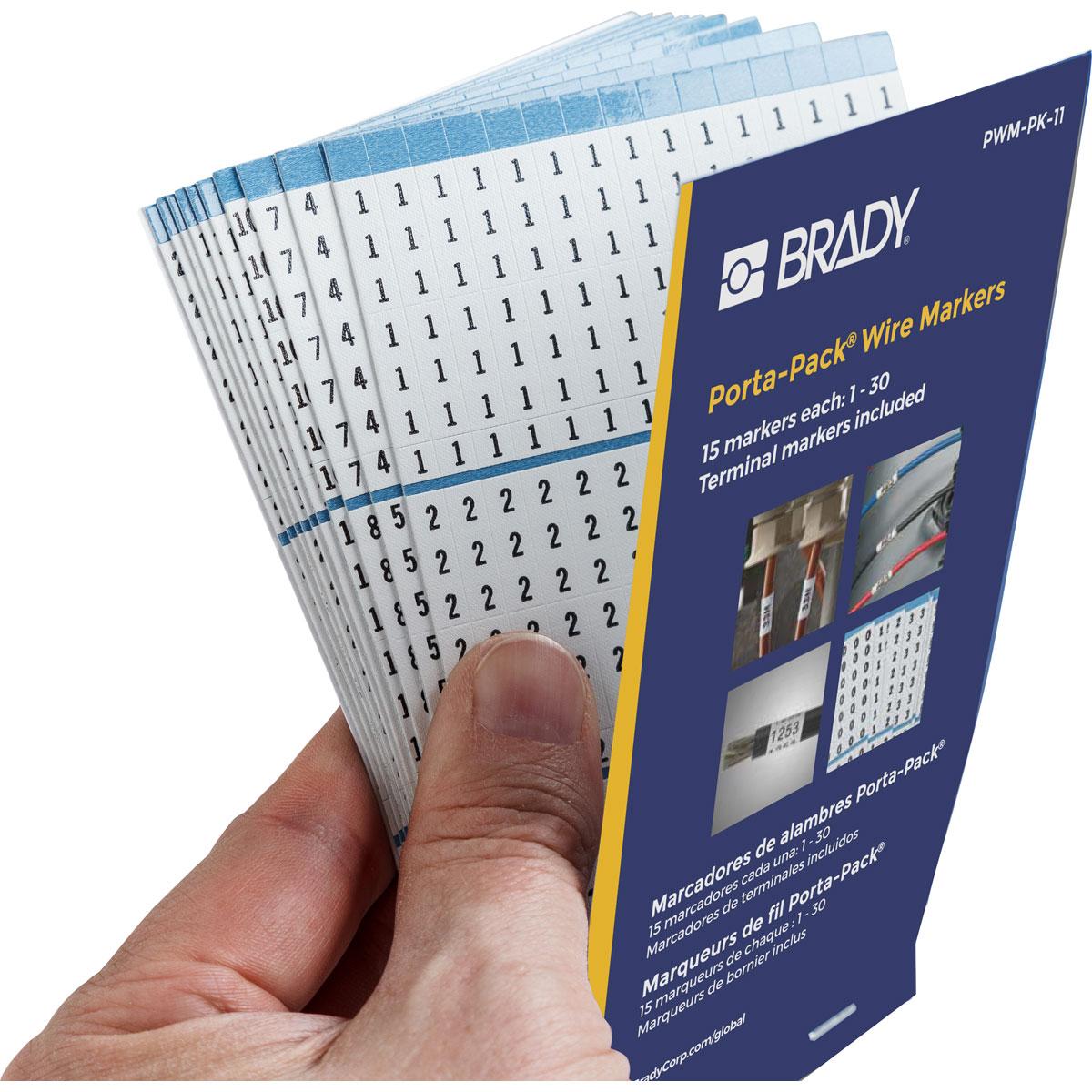 slide Brady® PWM-PK-11