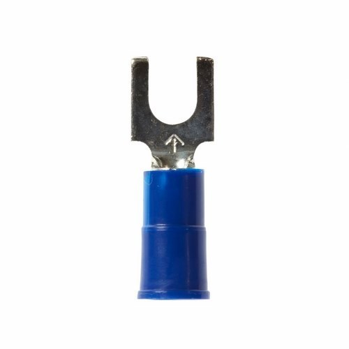product 3M™ Highland™ Vinyl Insulated Block Fork Terminal BFV14-6Q, AWG 16-14, 25/bag, 10 Bags/Case