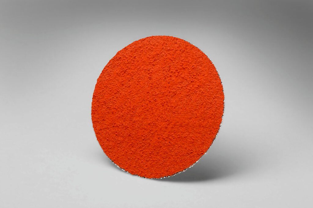 product 3M™ Cubitron™ II Roloc™ Durable Edge Disc 984F, 80+, YF-weight, TSM, Maroon, 2 in, Die RS200PM, 50/Carton, 200 ea/Case