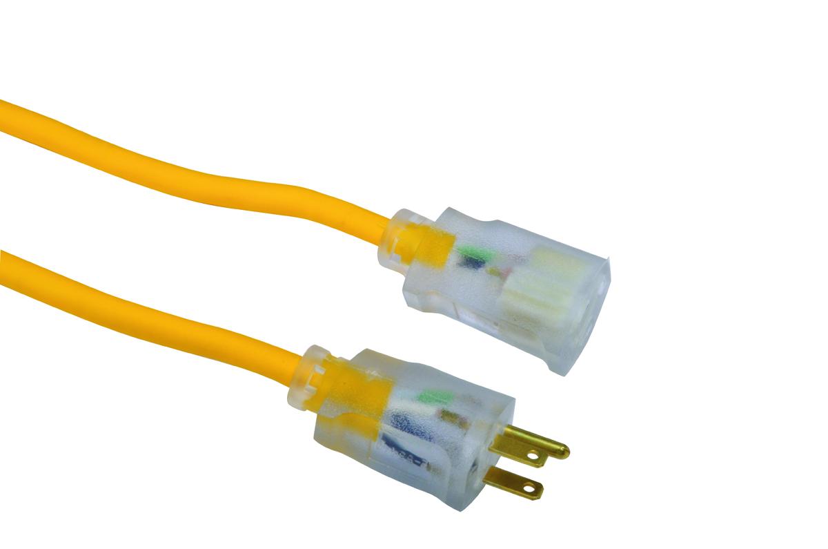 Southwire&reg; Polar/Solar&reg; 1488SW0002 Type SJEOW Extension Cord, 125 V AC, (3) 14 AWG Copper Conductor, 50 ft L