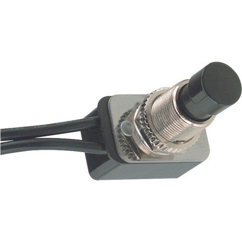 MORRIS 70160 Heavy Duty Maintained Non-Metallic Push Button Switch, 125/250 V AC, 8/4 A, 0.33 hp Power Rating, SPST Contact