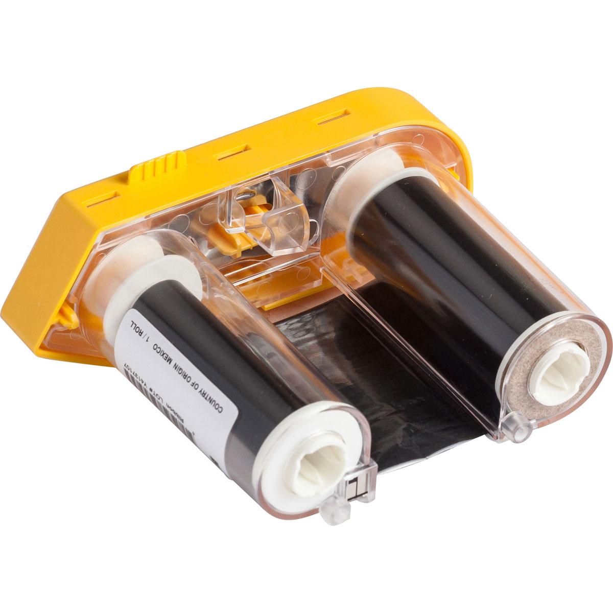 Brady&reg; B30-R10000-KRGB-8 B30 R10000 4-Color Heavy Duty Printer Ribbon, 200 ft L x 4.33 in W, Resin, Black/Blue/Green/Red