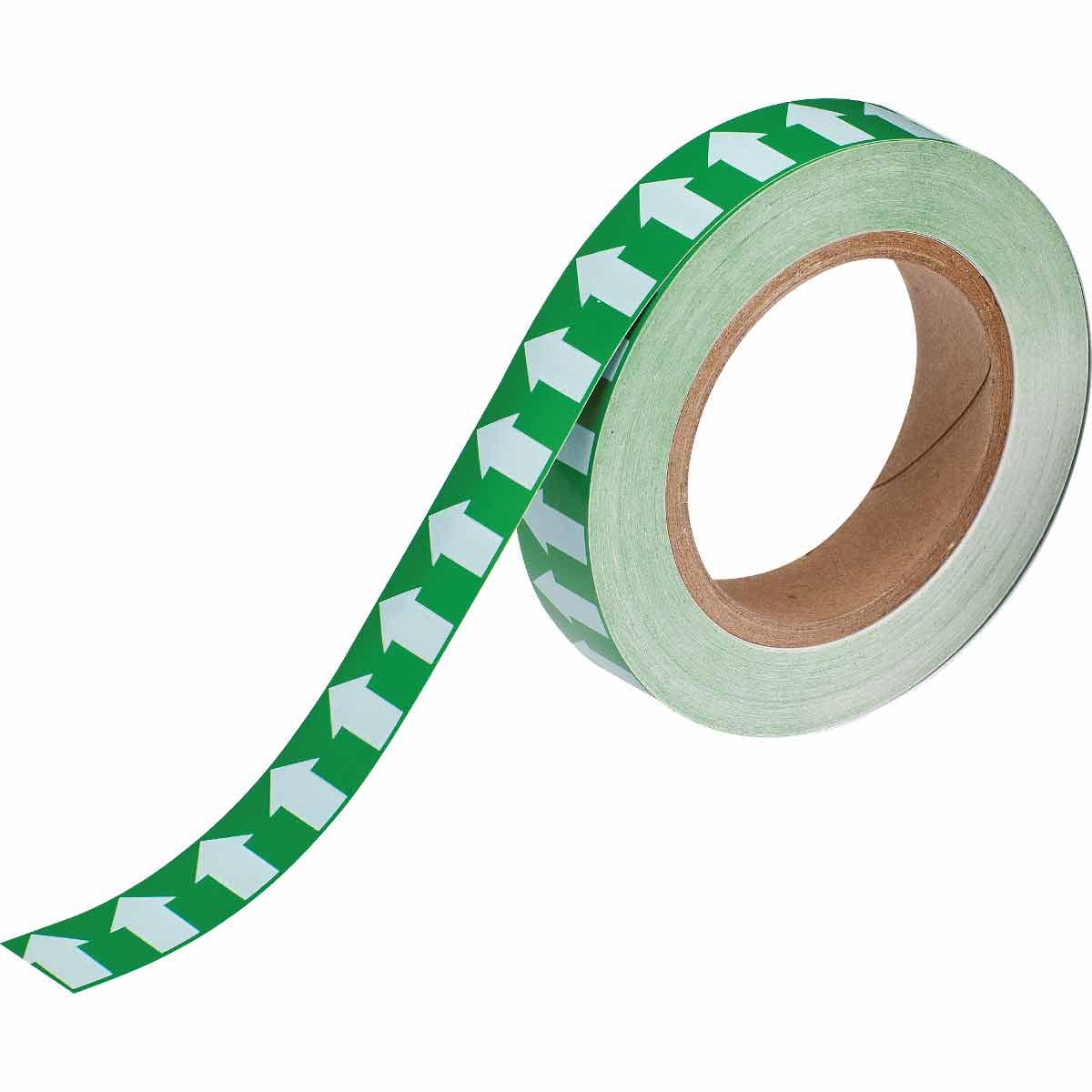 product Accuform® RPK575SSB Pipe Marker, POTABLE WATER Legend, White/Green, Fits Pipe Dia: 1-1/2 to 2 in, 1-1/2 in H x 8 in W, Vinyl, Self-Sticking Mount