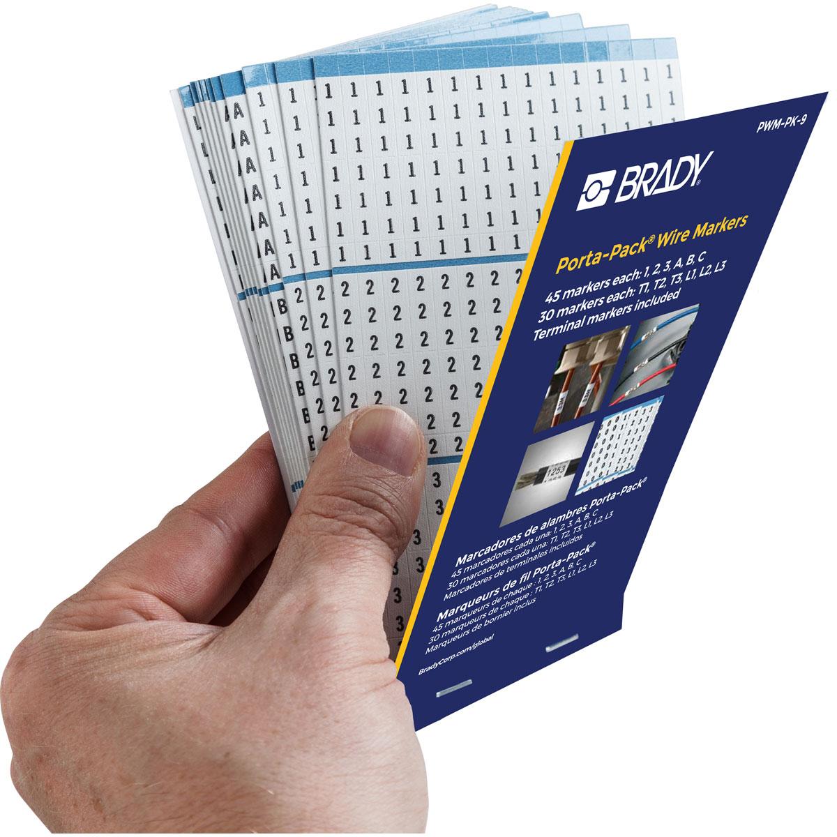 slide Brady® PWM-PK-9