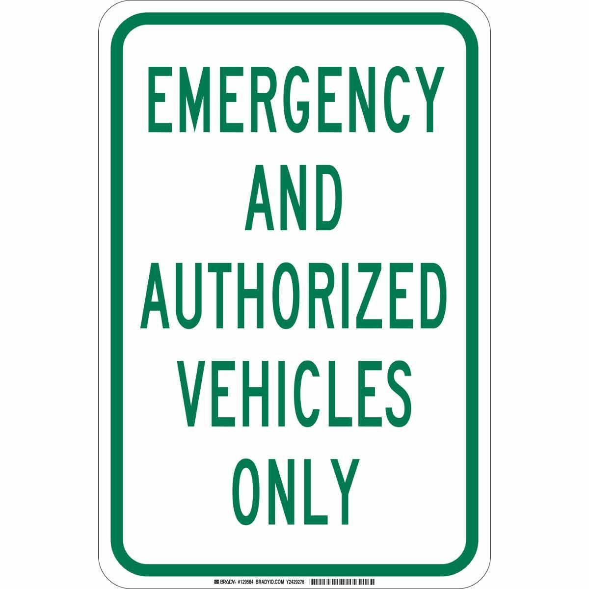 Brady&reg; 43413 Industrial Rectangular Traffic Control Sign, NOTICE, Text, B-555 Aluminum, Fastened Mount, 10 in H x 14 in W, Black/Blue on White