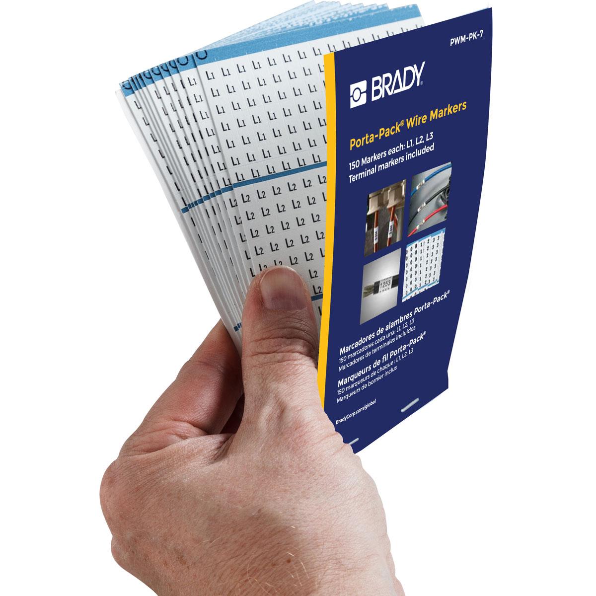 slide Brady® PWM-PK-7