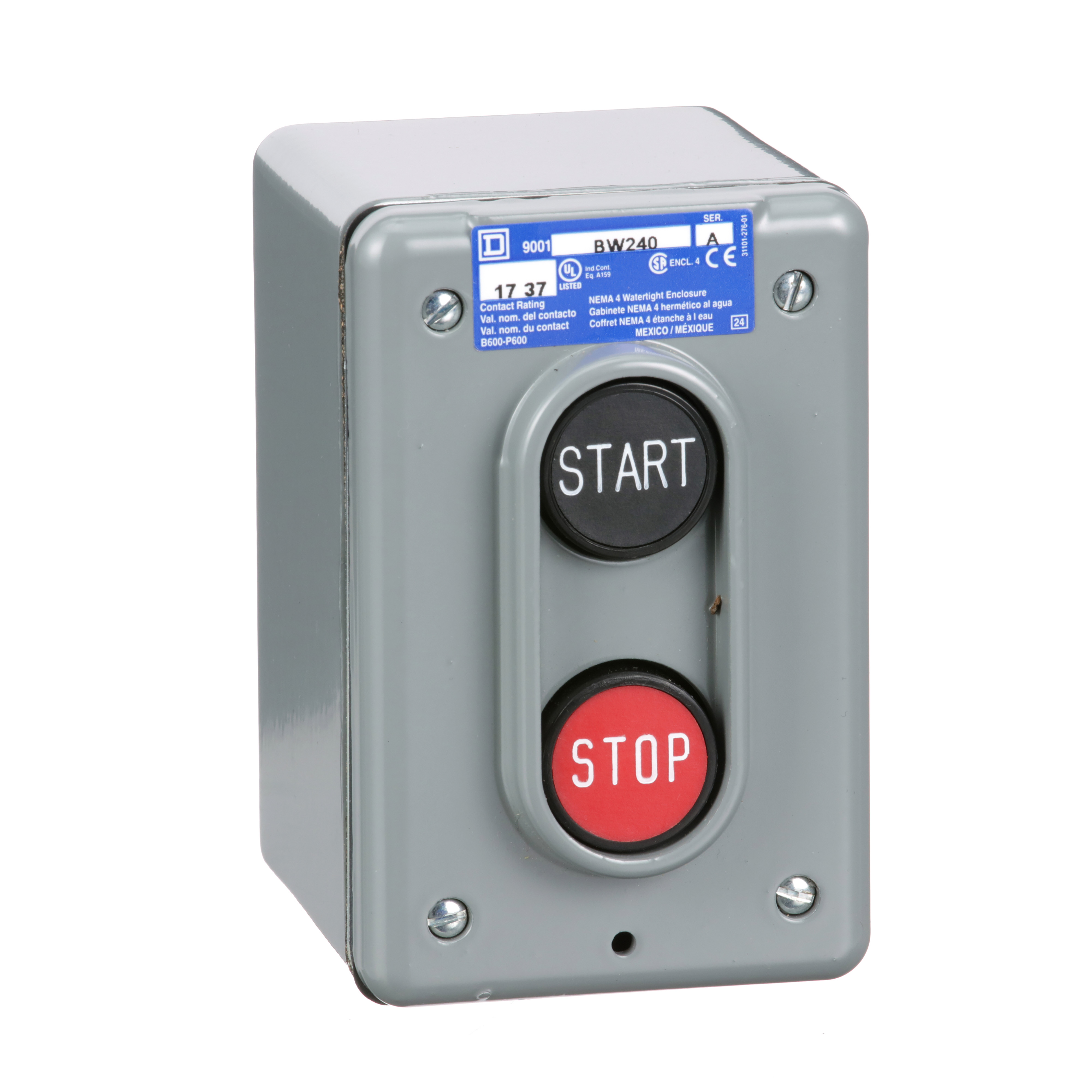 Square D&trade; 9001BW240
