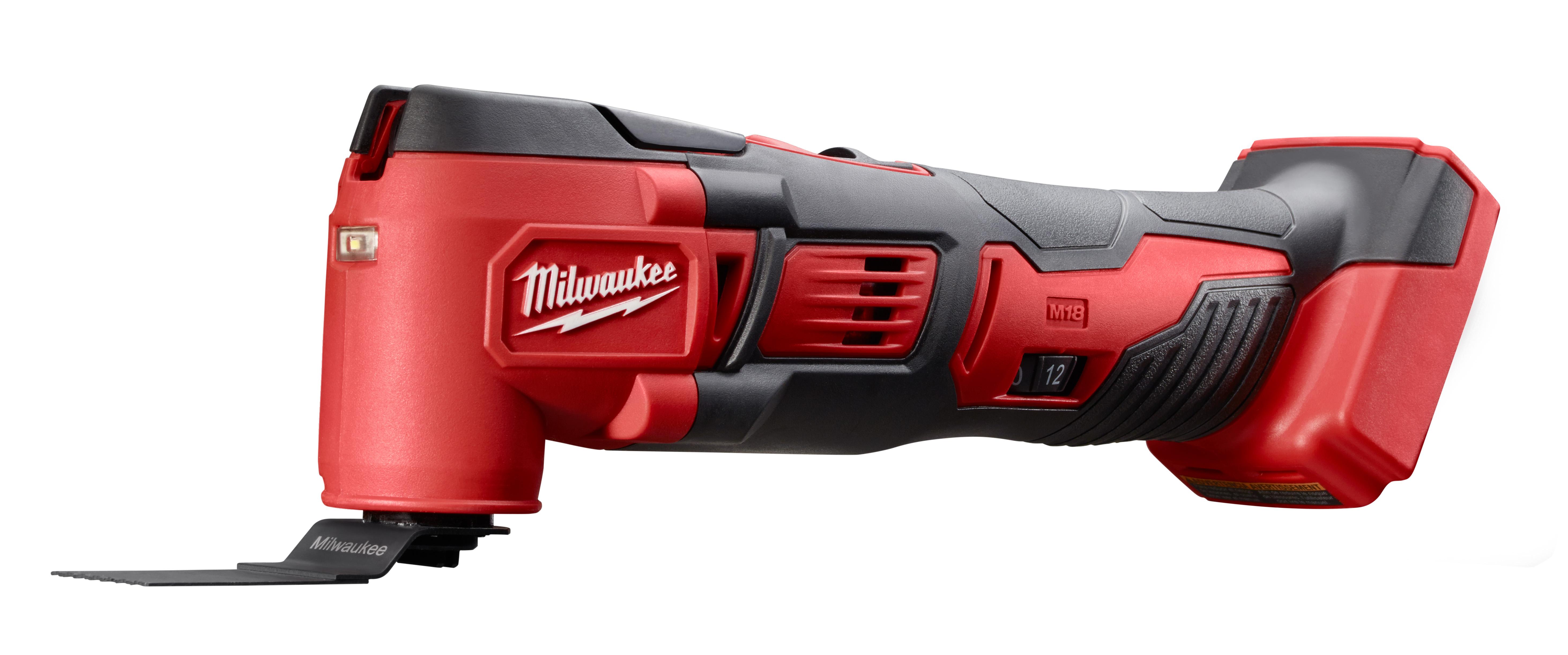 Milwaukee® 2526-20 M12™ FUEL™ Cordless Oscillating Multi-Tool Kit, 10000 to 20000 opm Speed, 12 VDC, Lithium-Ion Battery, 1 Battery, Yes, Variable Speed Dial Switch
