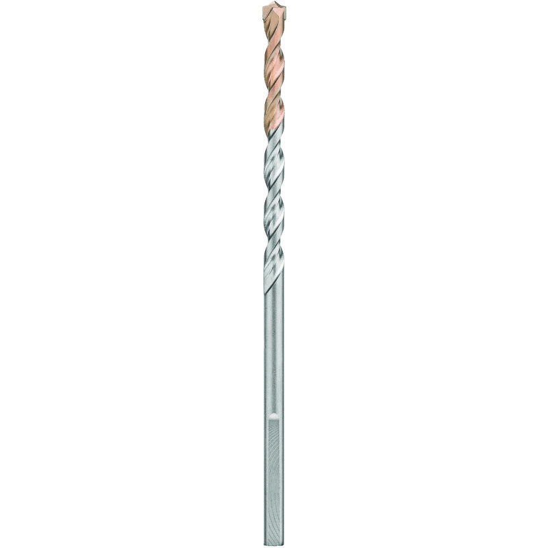 DeWALT&reg; DW5223 Premium Percussion Hammer Drill Bit, 3/16 in Drill Bit, 3/16 in 3-Flat Shank, 4 in D Cutting, Carbide Cutting Edge, 6 in OAL