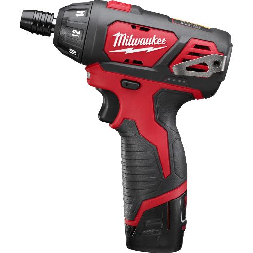 Milwaukee® 2401-20 Compact Lightweight Cordless Screwdriver, 1/4 in Chuck, 12 VDC, 150 in-lb Torque, Lithium-Ion Battery