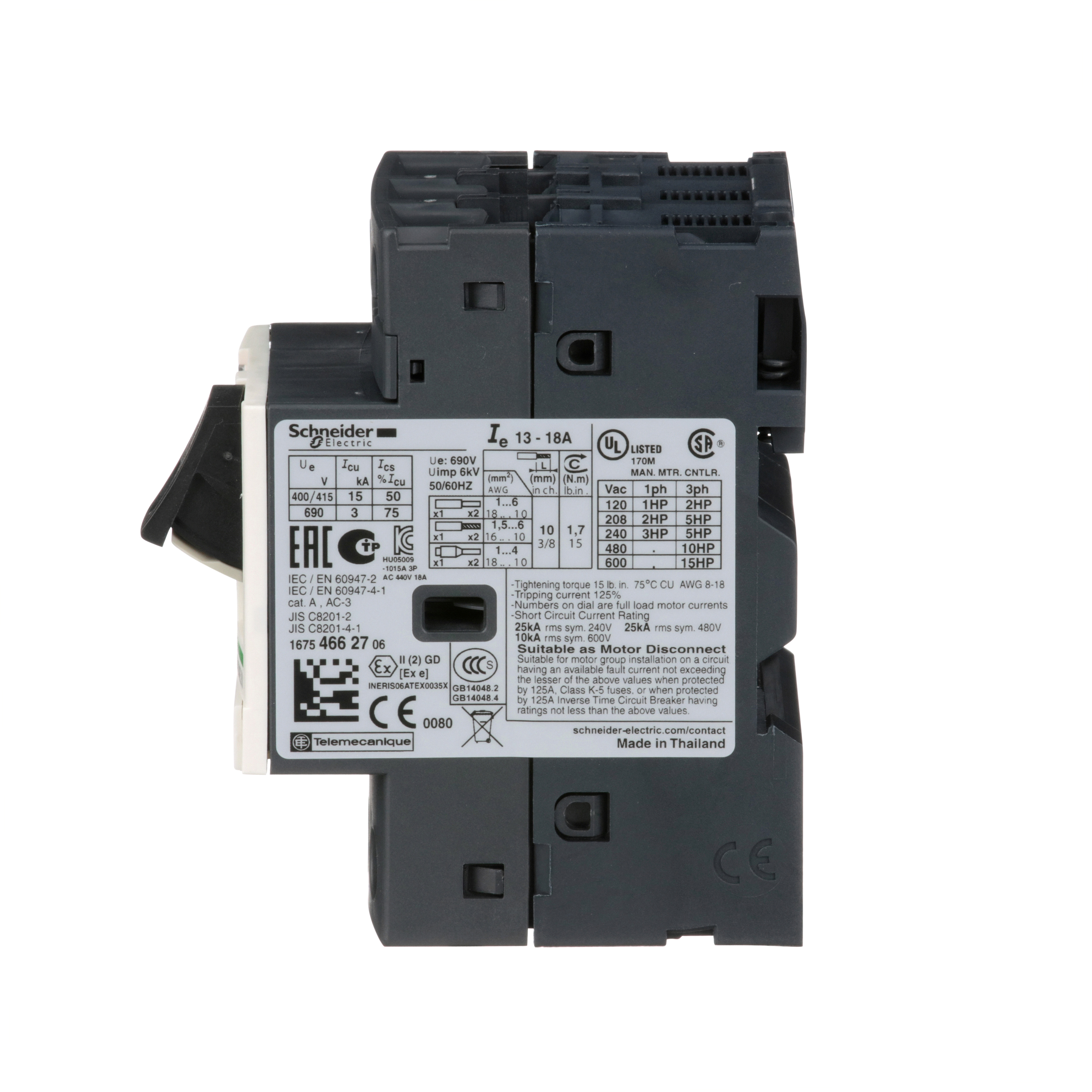 Schneider Electric GV2ME20 395526
