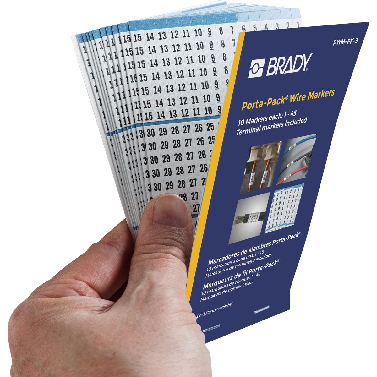 slide Brady® PWM-PK-3