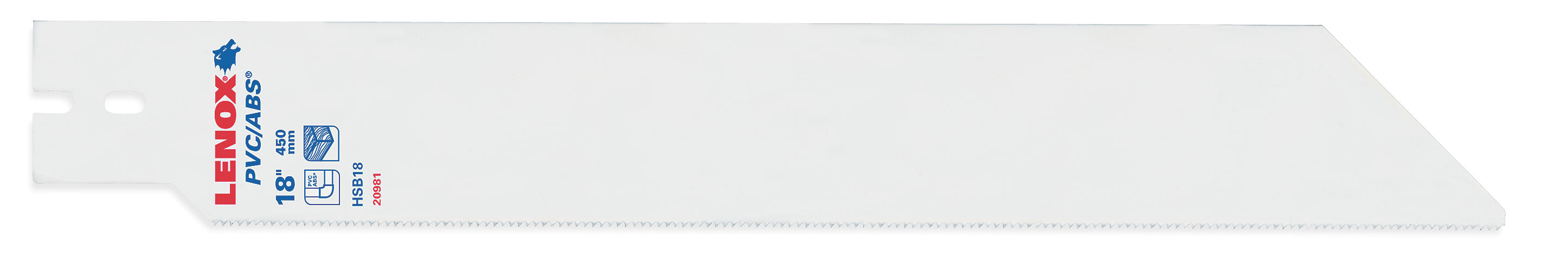 product Lenox® 20146V232HE Hacksaw Blade, 1/2 in W x 12 in L Blade, HSS Cutting Edge, 32 TPI, Bi-Metal Blade