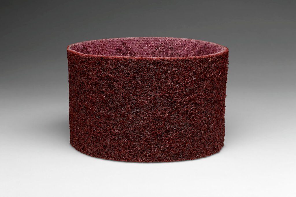 product Scotch-Brite™ Surface Conditioning Scrim Backed Belt, SC-BS, A/O Medium, 1/2 in x 12 in, 20 ea/Case