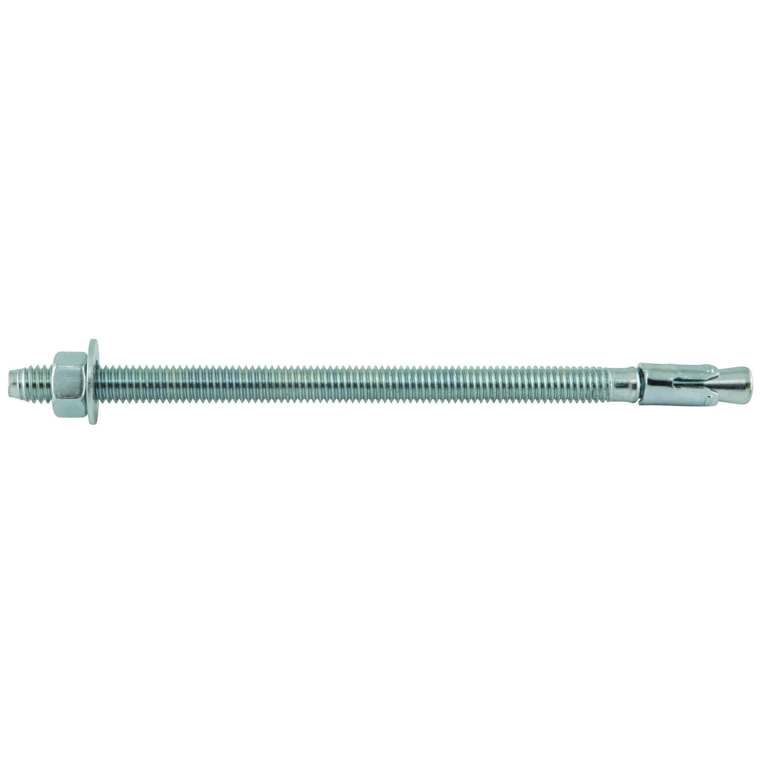 DeWALT® Power-Stud® 7410 Mechanical Anchor, 3/8 in Dia, 2-1/4 in OAL, 1-1/4 in L Thread, Carbon Steel, Zinc Plated
