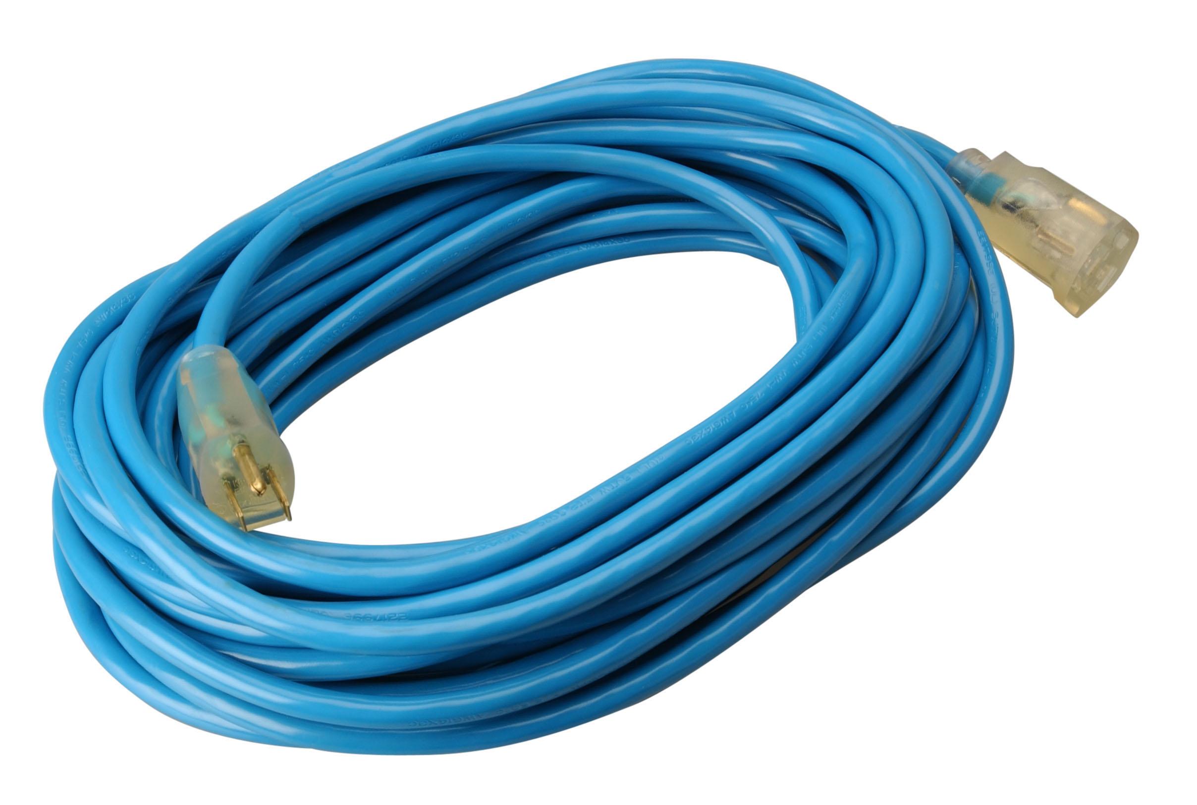 Southwire&reg; 2569SW0006 Extension Cord, 15 A at 125 V AC, 100 ft L Cord, 3 Conductors