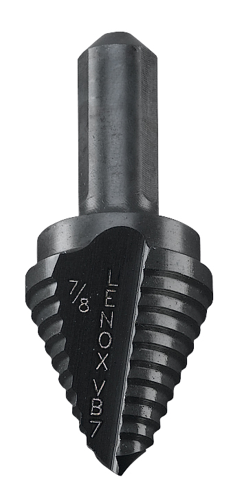 product Irwin&reg; Unibit&reg; 10231 Step Drill Bit, 1/8 in Dia Min Hole, 1/2 in Dia Max Hole, 13 Steps, HSS, 13 Hole Sizes, 1/4 in Shank