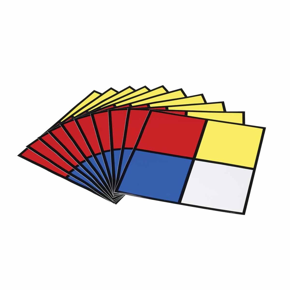 product Brady® 78788 Hazardous Information Rectangular Placard Sign, HEALTH HAZARD FIRE HAZARD SPECIFIC HAZARD INSTABILITY Legend, Black/Blue/Red/Yellow on White, 10 in H, B-120 Fiberglass, Corner Hole Mount