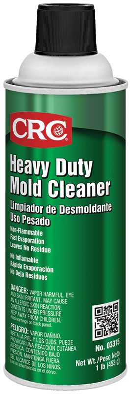 CRC® 03311 Non-Drying Oily Non-Flammable Mold Release, 16 oz Aerosol Can, Liquid Form, Clear