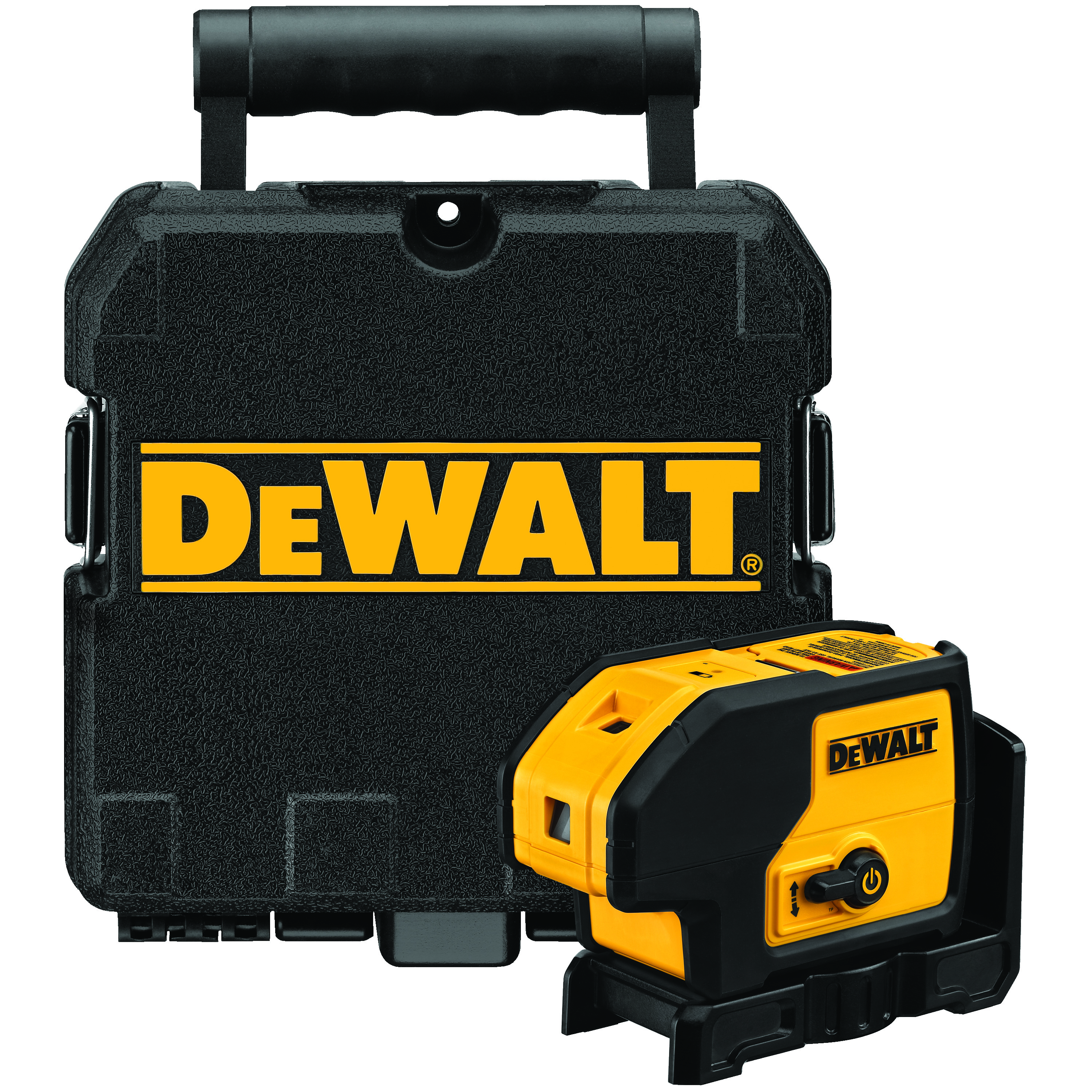 product DeWALT® DW088K Self-Leveling Line Laser, +/-0.3 mm/m Accuracy, +/-4 deg Auto Leveling, 2 Beams