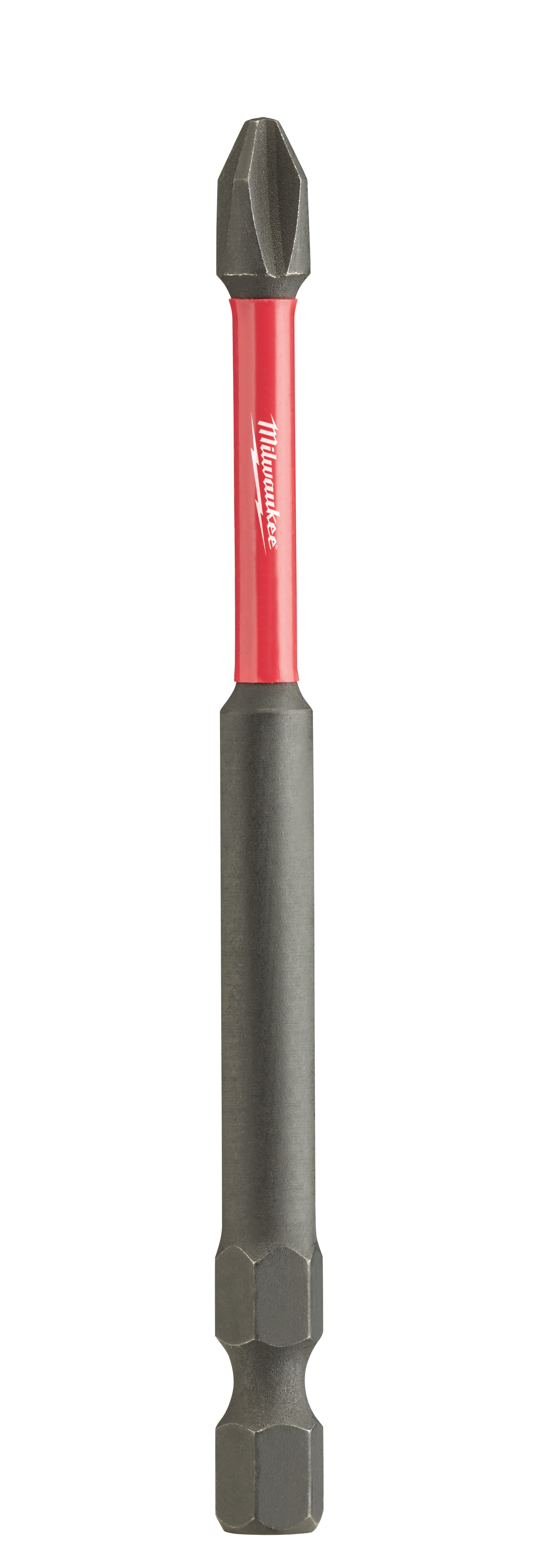 Milwaukee® SHOCKWAVE™ Impact Duty™ 48-32-4173 Impact Power Bit, #3 Square Recessed Point, 2 in OAL, 1/4 in, Custom Alloy76™ Steel