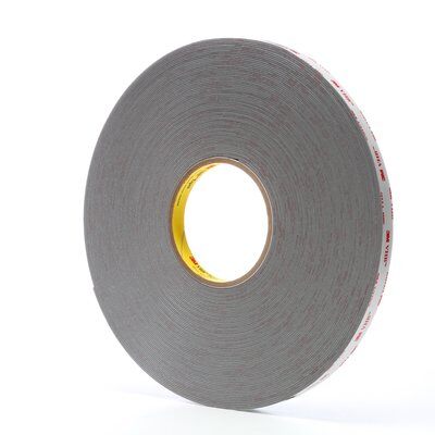 product 3M™ VHB™ Adhesive Transfer Tape F9473PC, Clear, 3/4 in x 60 yd, 10 mil, 12 Roll/Case