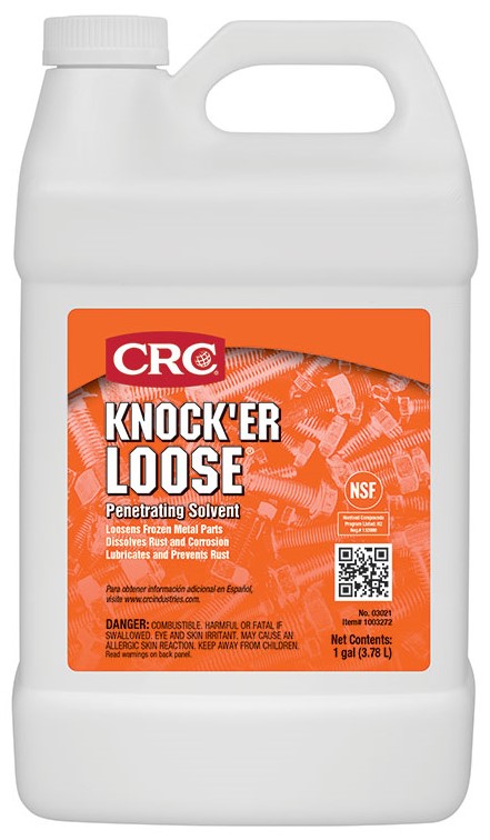 CRC® 03020 Knock'er Loose® Non-Flammable Penetrating Solvent, 16 oz Aerosol Can, Liquid, Reddish, 0.84