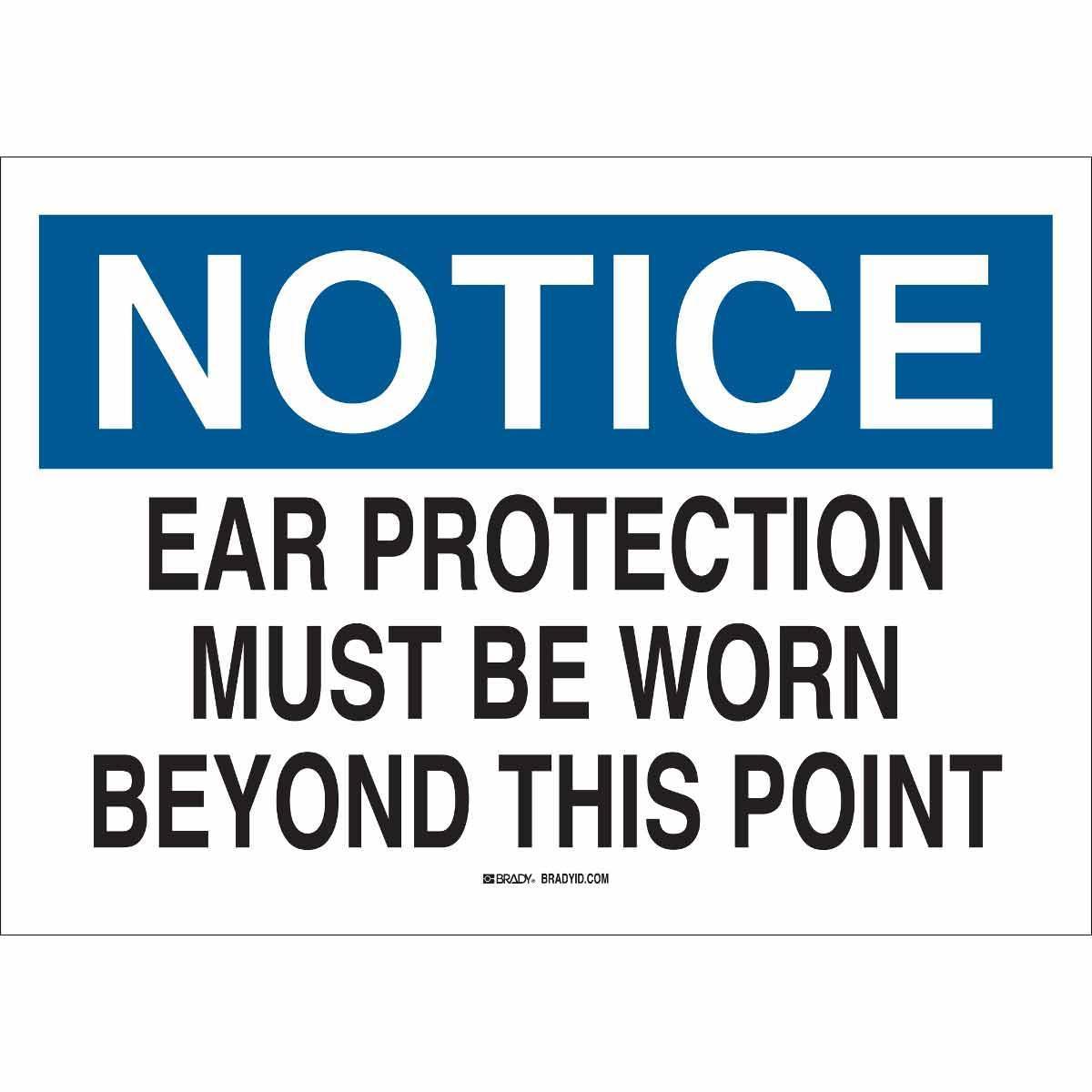 Brady® 143711 Rectangular Confined Space Sign, DANGER, 7 in H x 10 in W, Black/Red on White, B-401 Polystyrene, Corner Hole Mount