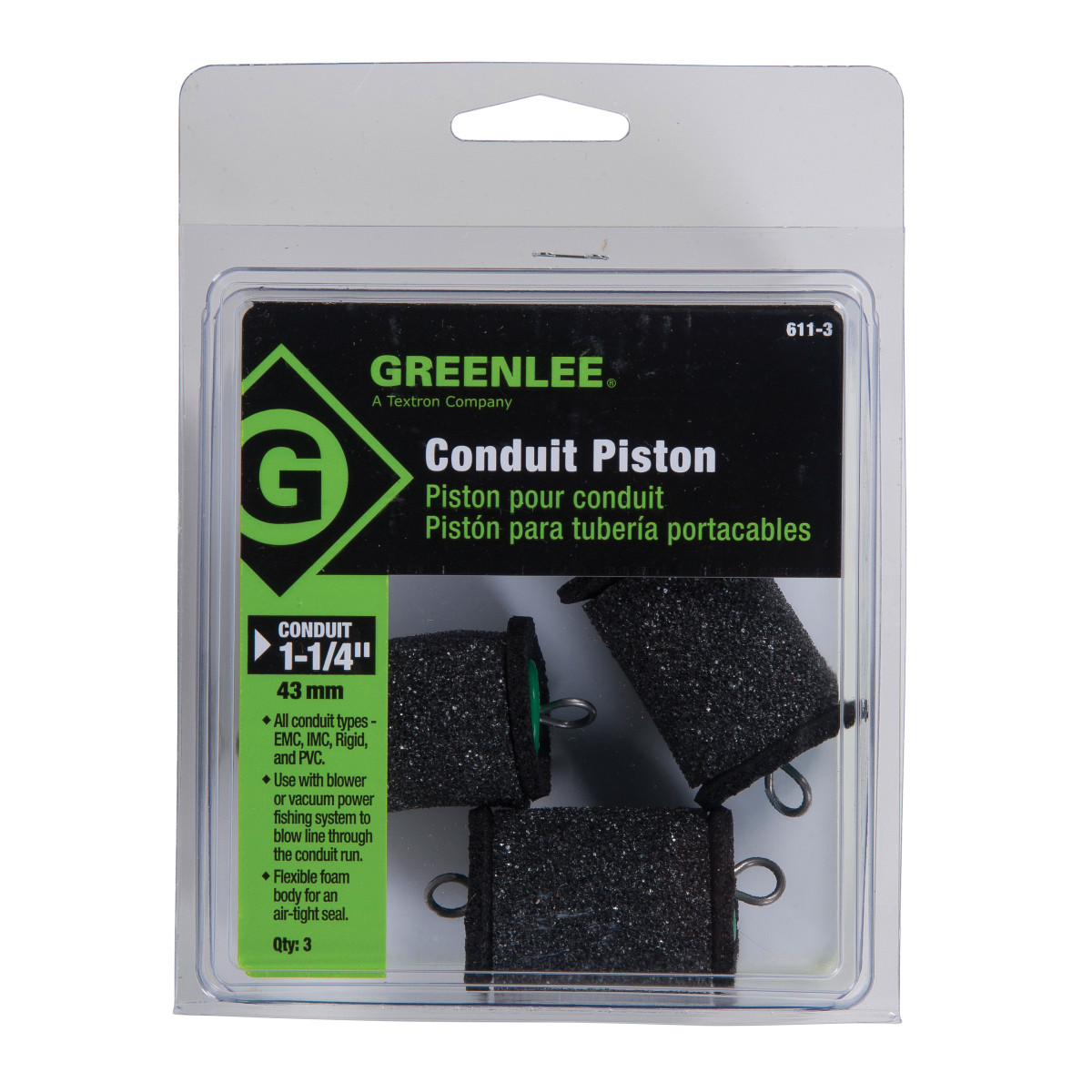 Greenlee&reg; 611-3