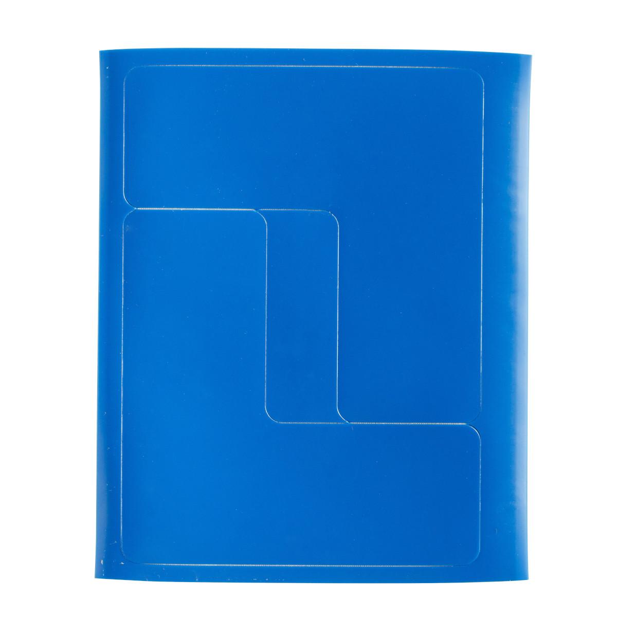 Brady&reg; ToughStripe&reg; Max 170106 Non-Reflective Solid L-Shaped Floor Marking Tape, 5 in L x 2 in W, Blue, B-543 Vinyl