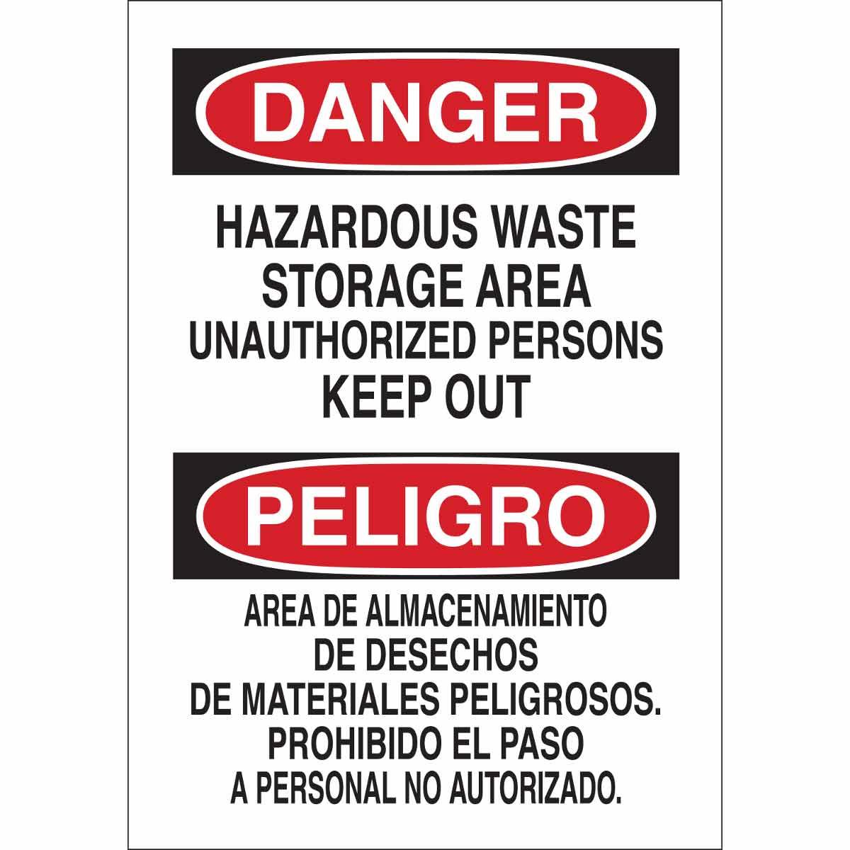 product Brady&reg; 84351 High Performance Laminated Rectangle Chemical and Hazardous Material Sign, DANGER, Text, B-302 Polyester, Self-Adhesive Mount, 7 in H x 10 in W, English