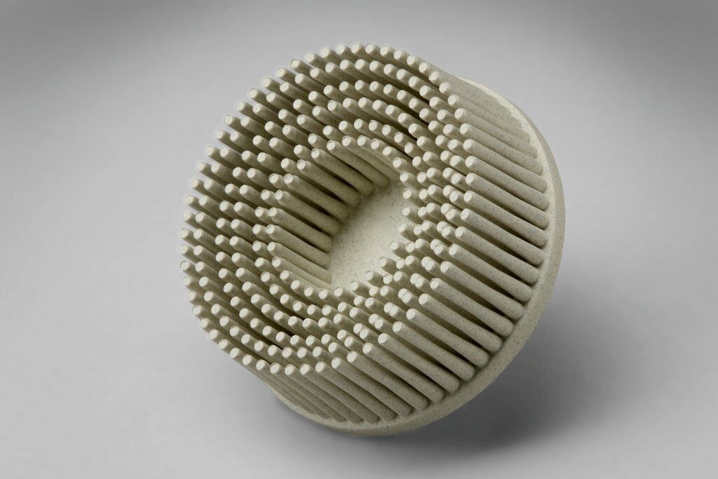 product Osborn 0005105600 Internal Straight Wire Tube Brush, 7/8 in Dia x 3-1/2 in L, 5-1/2 in OAL, 0.006 in Dia Filament/Wire, Carbon Steel Fill