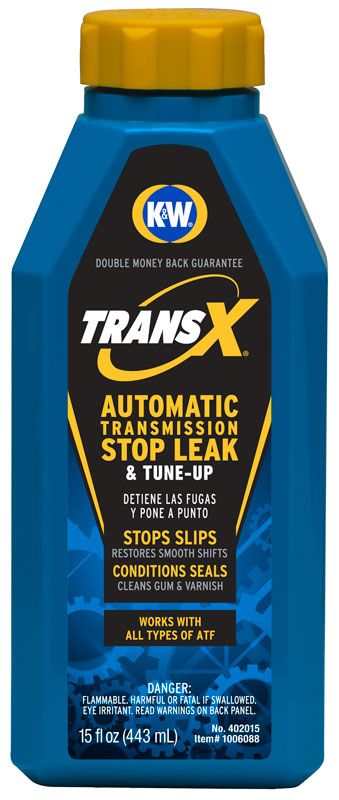 K&W&reg; Trans-X&reg; 402015X6 Automatic Transmission Slip-Stop and Leak Fix, 16 oz Bottle, Liquid, Red, Mild Petroleum