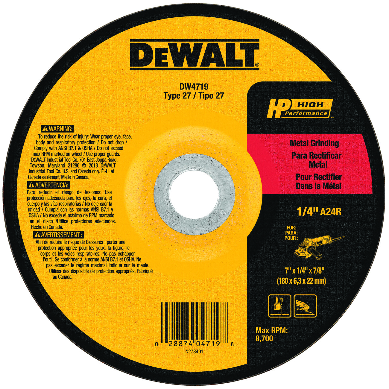 DeWalt® DW4719 DeWalt® DW4719